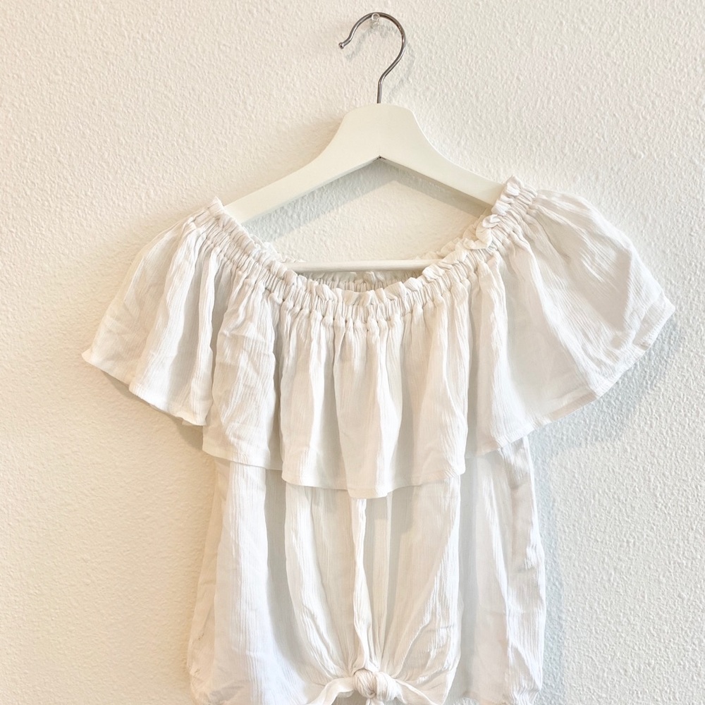 Off The Shoulder Ruffled Top - Picture 4 of 6